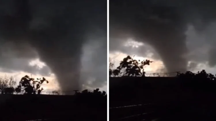 Tornado destrói propriedades rurais e interrompe produção de leite no Rio Grande do Sul