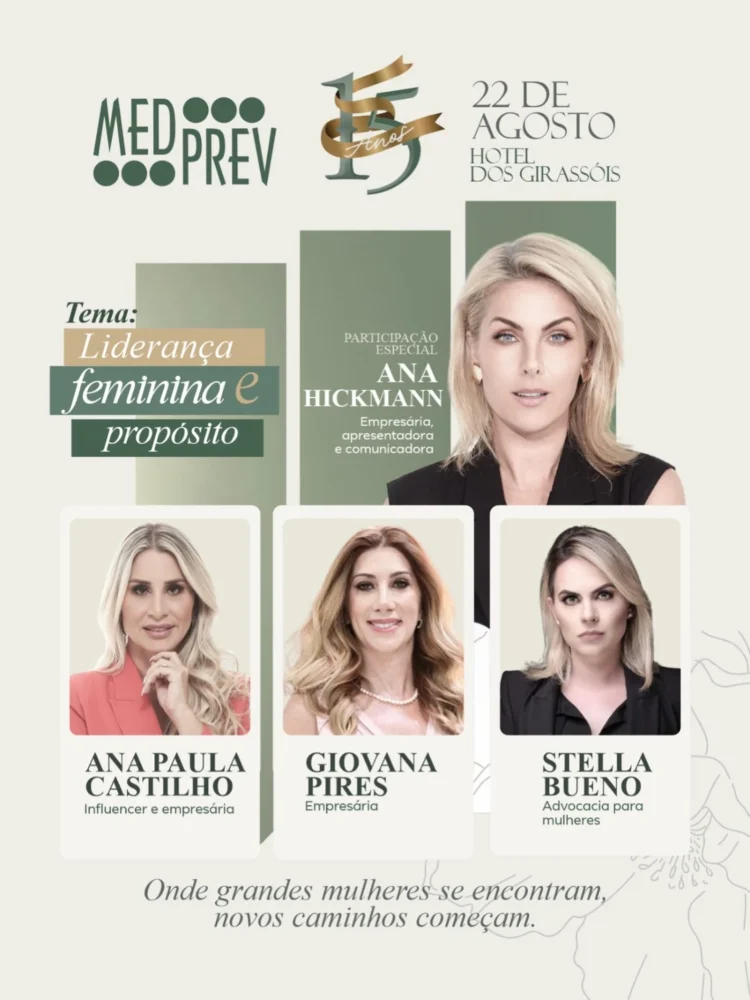 Ana Hickmann participa de encontro no Tocantins sobre violência doméstica e liderança feminina