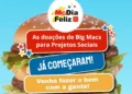 McDia Feliz mobiliza doações de Big Macs para projetos sociais em Palmas