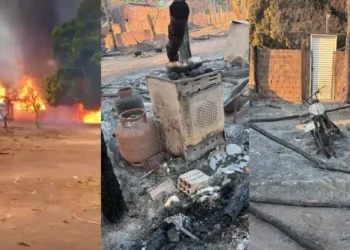 Famílias indígenas recebem apoio após incêndio destruir 38 casas em Formoso do Araguaia