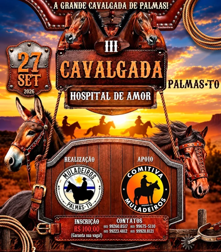 Cavalgada de Amor une tradição e solidariedade em apoio a pacientes com câncer