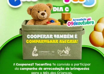 Coopanest Tocantins arrecada brinquedos para crianças em situação de vulnerabilidade